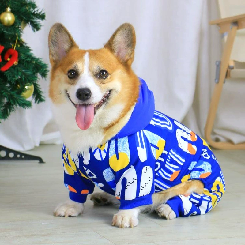 Домашняя собака собака одежда четвероногая осенняя зимняя модель утолщена и теплая зимой