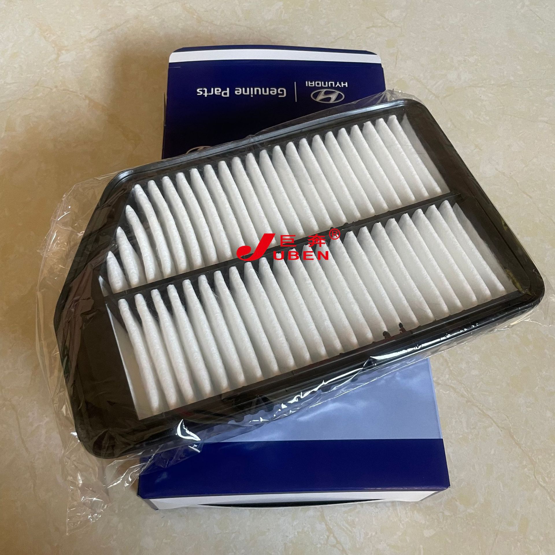 厂家销售适用于IX25朗动汽车PP白布空气格滤清器滤芯 28113-3X000