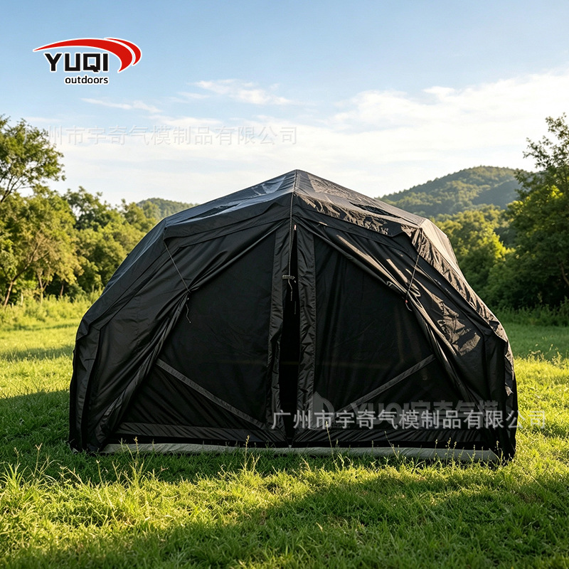 13.68 square meters outdoor camping quick-open inflatable tent, portable Oxford cloth camping inflatable tent, customizable