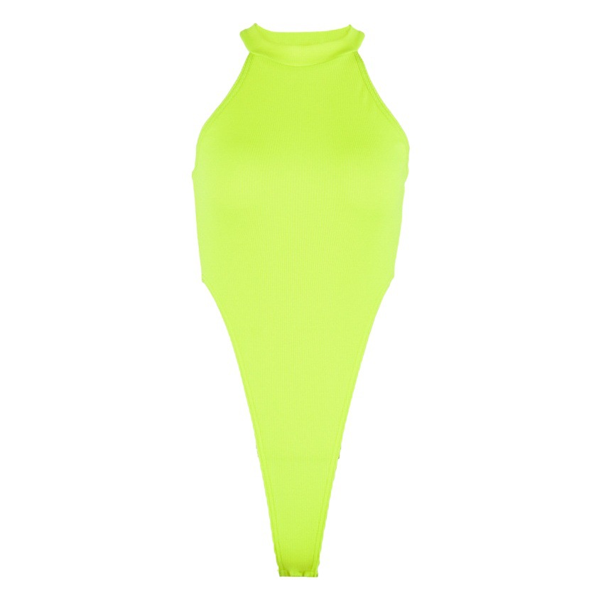 Verano nueva sexy Slim sin mangas cuello redondo mono de las mujeres del comercio exterior ropa puesto al por mayor