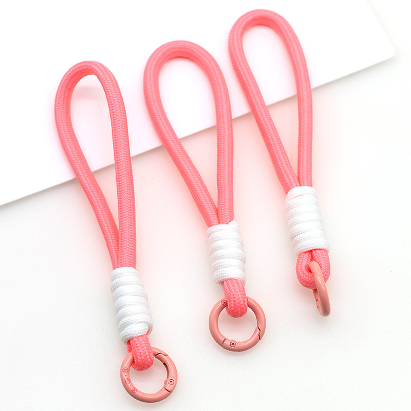 수박색 넥스트랩 + 글자 핑크링