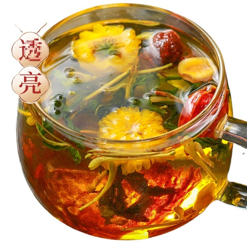 胖大海罗汉果菊花金银花茶甘草片花果茶嗓子清润化茶润养生肺茶包|undefined