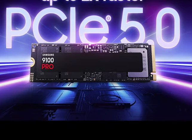 Подходит для Samsung 9100 PRO PCIe 5.0 M.2 интерфейс, SSD твердотельный накопитель 2 ТБ