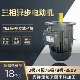 立式三相电机4极1.5/2.2/3/4/5.5/7.5/11KW380V三相异步电动机