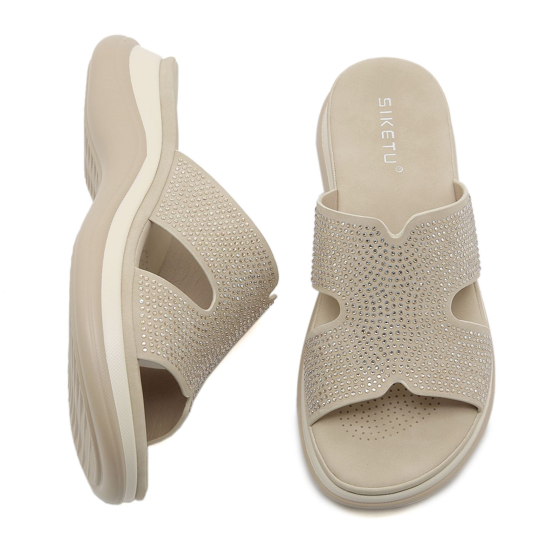 4003-3 Nueva primavera y verano de 2025 Amazon casual agua fría zapatillas antideslizantes de playa zapatillas de talón