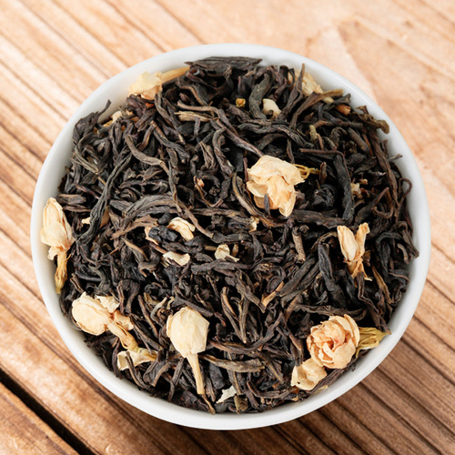 Wholesale loose-leaf green tea with jasmine flowers, 2024 new tea, strong aroma, iron can packaging, high-end gift box packaging, bagged for gifting