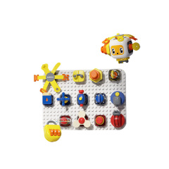 New Special Treasure Busy Board Montessori Early Education Brain Teaser Locking Blocks Building Toy for Baby 1-2 Years