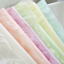 批发包花纸珠光雪梨纸20张/包 鲜花礼品花束包装蛋糕内衬纸手揉纸