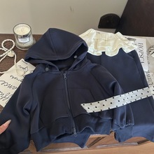 韩版童装2025新款春季女童休闲卫衣套装儿童洋气屁帘休闲裤两件套