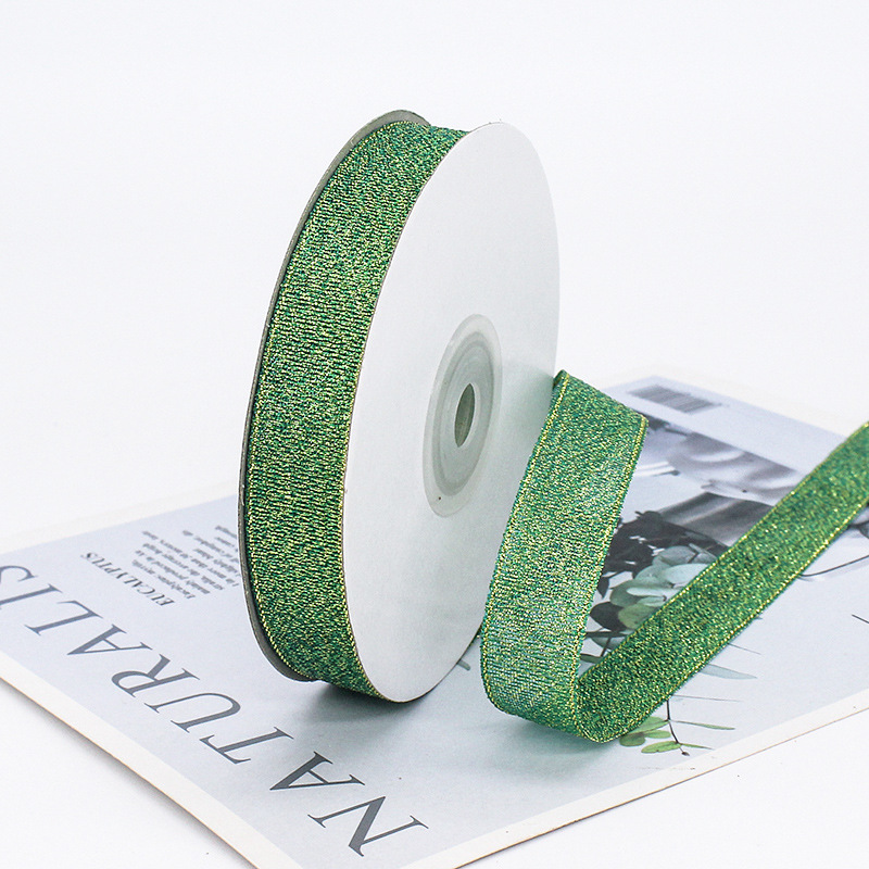 Cinta de cebolla colorida de 1.5 cm para decoración de pasteles navideños, cinta de embalaje para cajas de regalo, cinta colorida al por mayor del fabricante