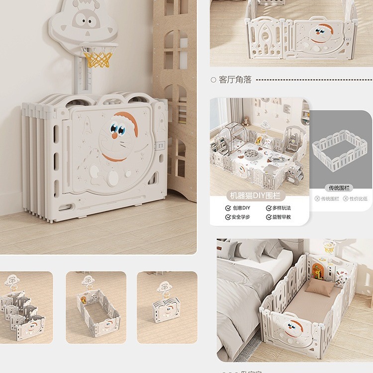 valla para niños parque de atracciones en el suelo sala de estar dormitorio barrera para bebés barrera de protección para bebés alfombra de rastreo protector puzzle