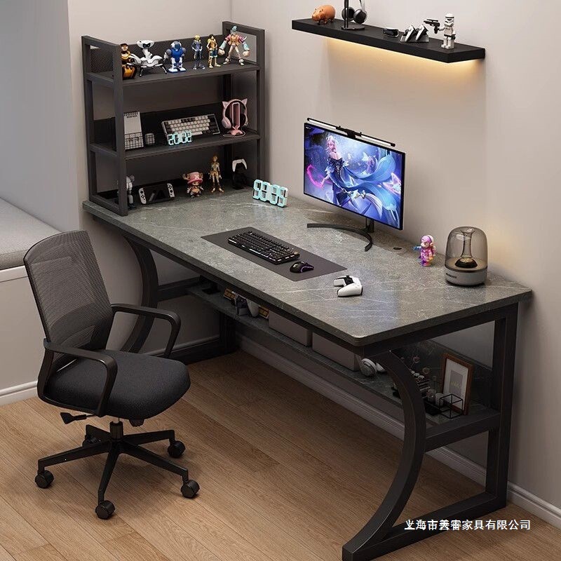 Bedroom Home Desktop Writing Desk with Study Storage Rack, Simple Desk, Computer Desk, Gaming Desk Bedroom Home Desktop Writing Desk with Study Storage Rack, Simple Desk, Computer Desk, Gaming Desk