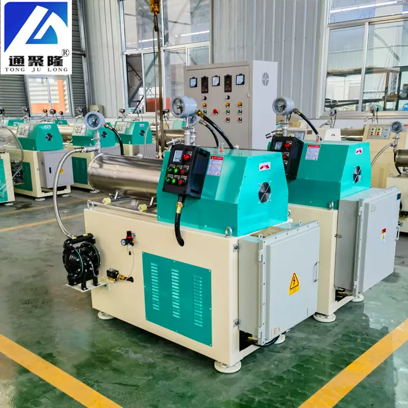 卧式防爆砂磨机 实验室砂磨机 涂料砂磨机 砂磨机油漆 卧式研磨机