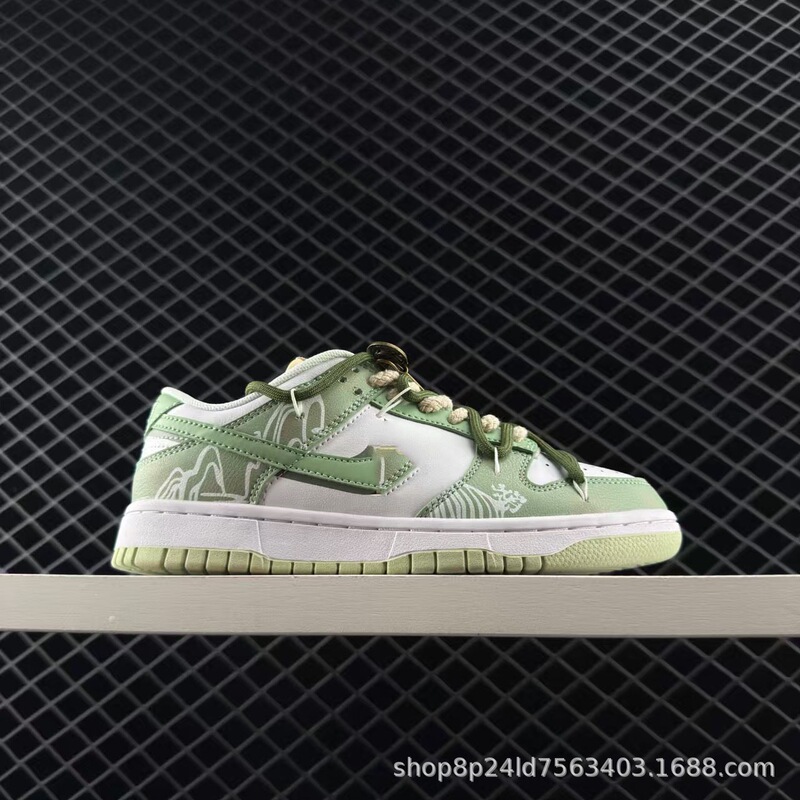 Foreign Trade Sb Dunk Lace-Up Sports Sneakers Off-White Deconstructed Style Thick Cowhide Casual Skateboarding Shoes Foreign Trade Sb Dunk Lace-Up Sports Sneakers Off-White Deconstructed Style Thick Cowhide Casual Skateboarding Shoes