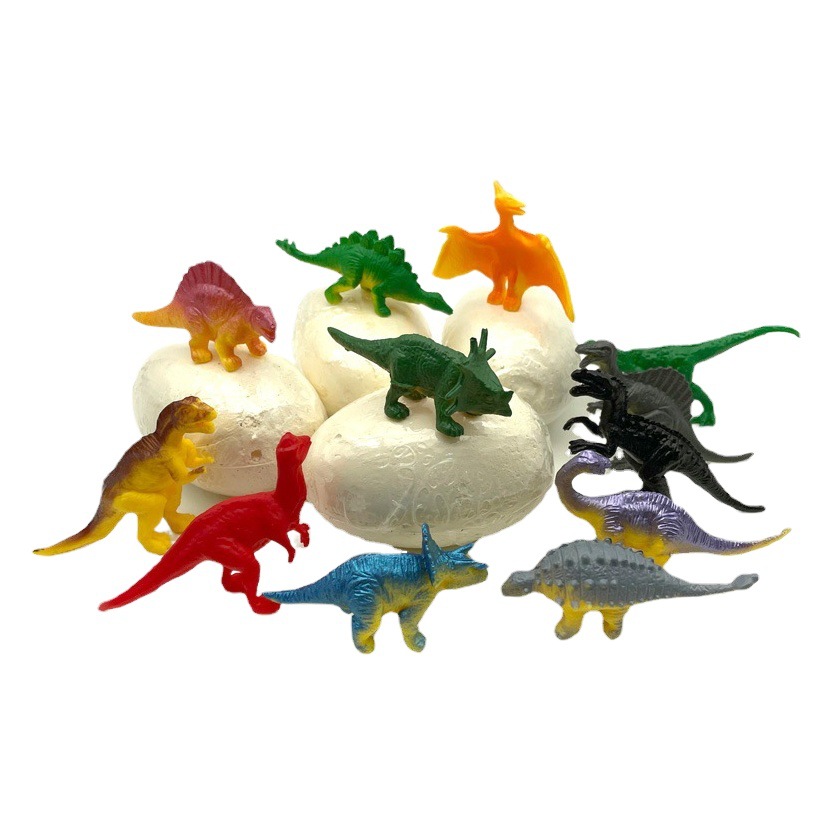 Excavación transfronteriza juguetes arqueológicos yeso huevo de dinosaurio al por mayor caja ciega fósil niños niño puesto regalos hechos a mano