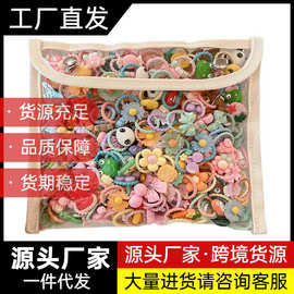 A橡皮筋女儿童发圈网红小拇指发圈新款韩国可爱宝宝不伤发小号头