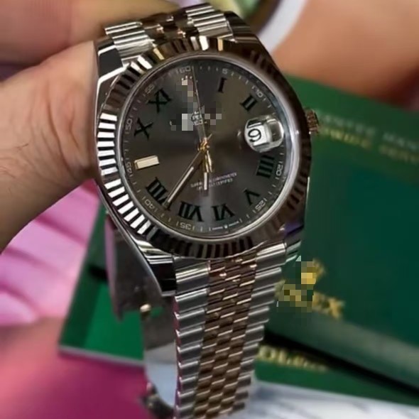 Fully Automatic Mechanical Log-Type Men's Watch, Business Fashion Steel Strap Waterproof Luminous Watch, High-End Deichka Watch