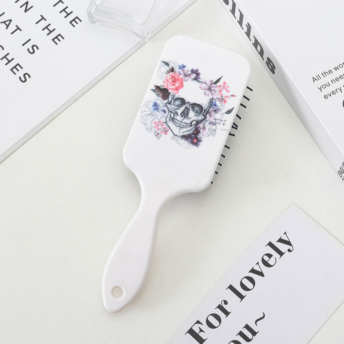 Simple Style Classic Style Commute Skull Plastic Hair Comb 1 Piece display picture 6