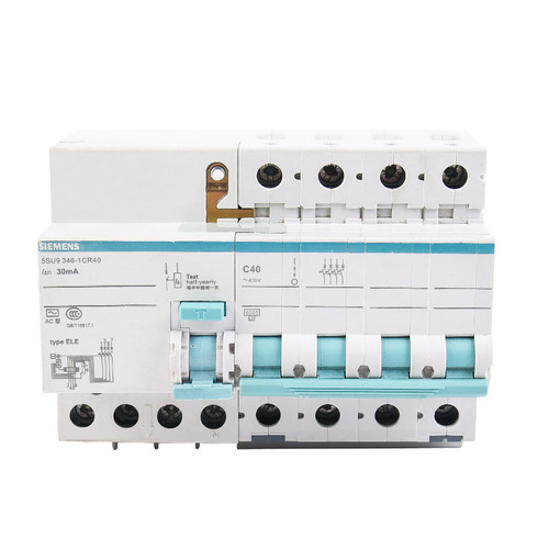 Siemens air-open household protection circuit breaker 1P/2P/3P/4P63A total leakage air switch double in and double out