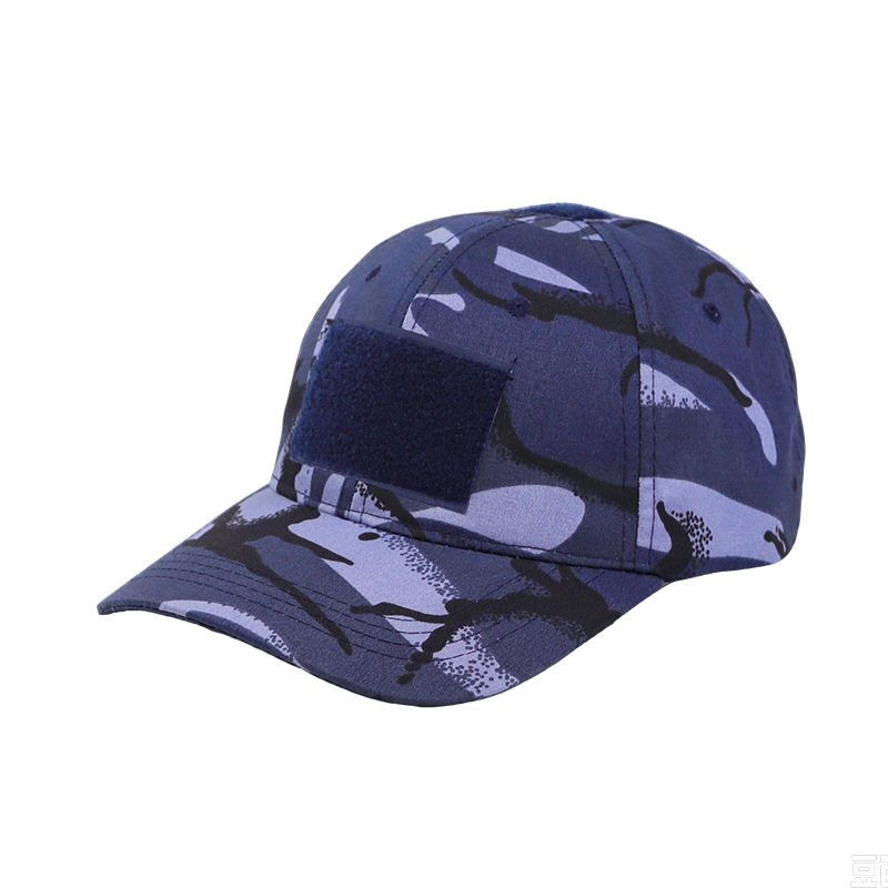 Cross-border sourcing camouflage baseball caps for men, flat caps, Velcro tactical caps, outdoor sports sun hats, in stock.