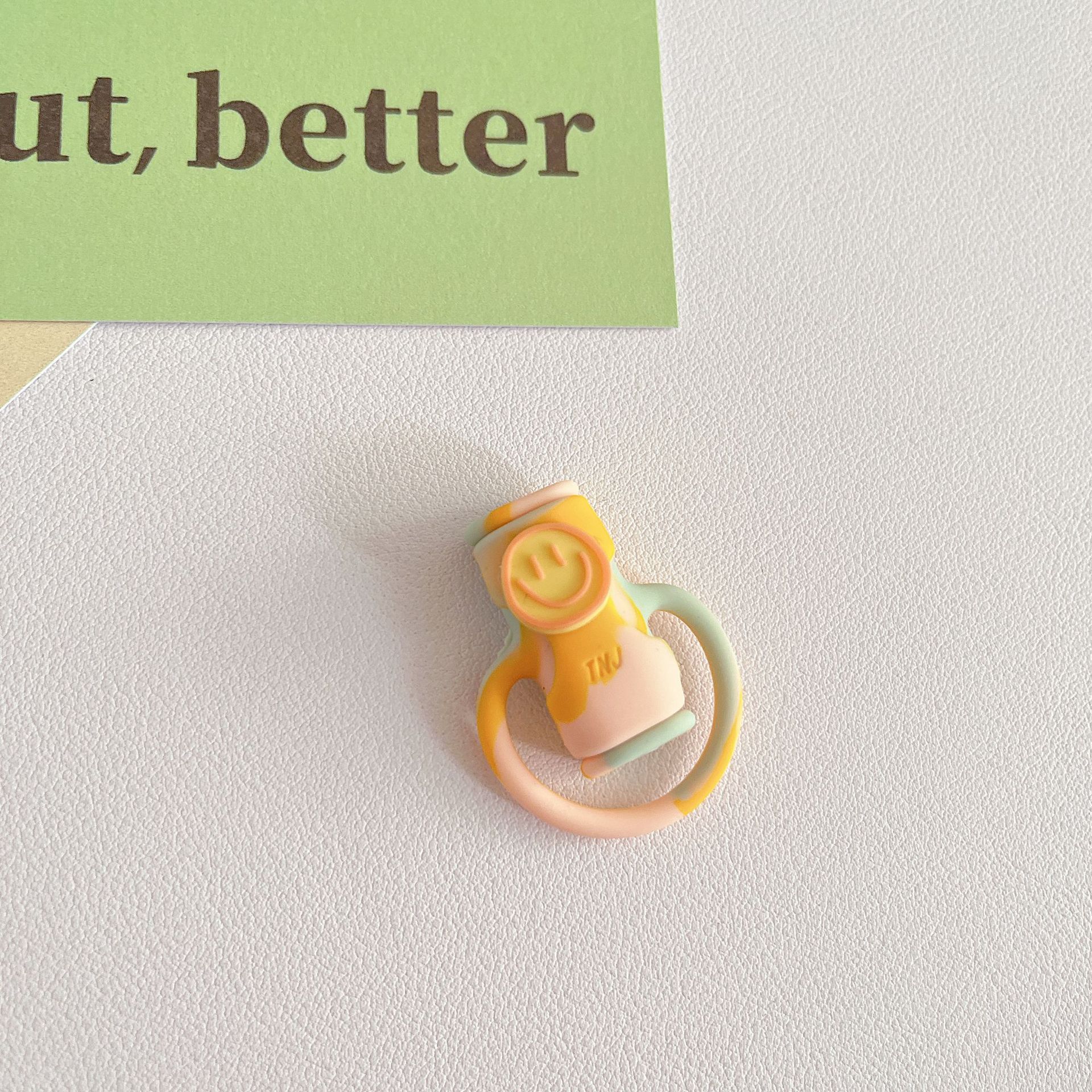 Sonrisa nueva cubierta protectora del cable de datos silicona dibujos animados sonrisa protección cable roto teléfono móvil carga cabeza cubierta protectora