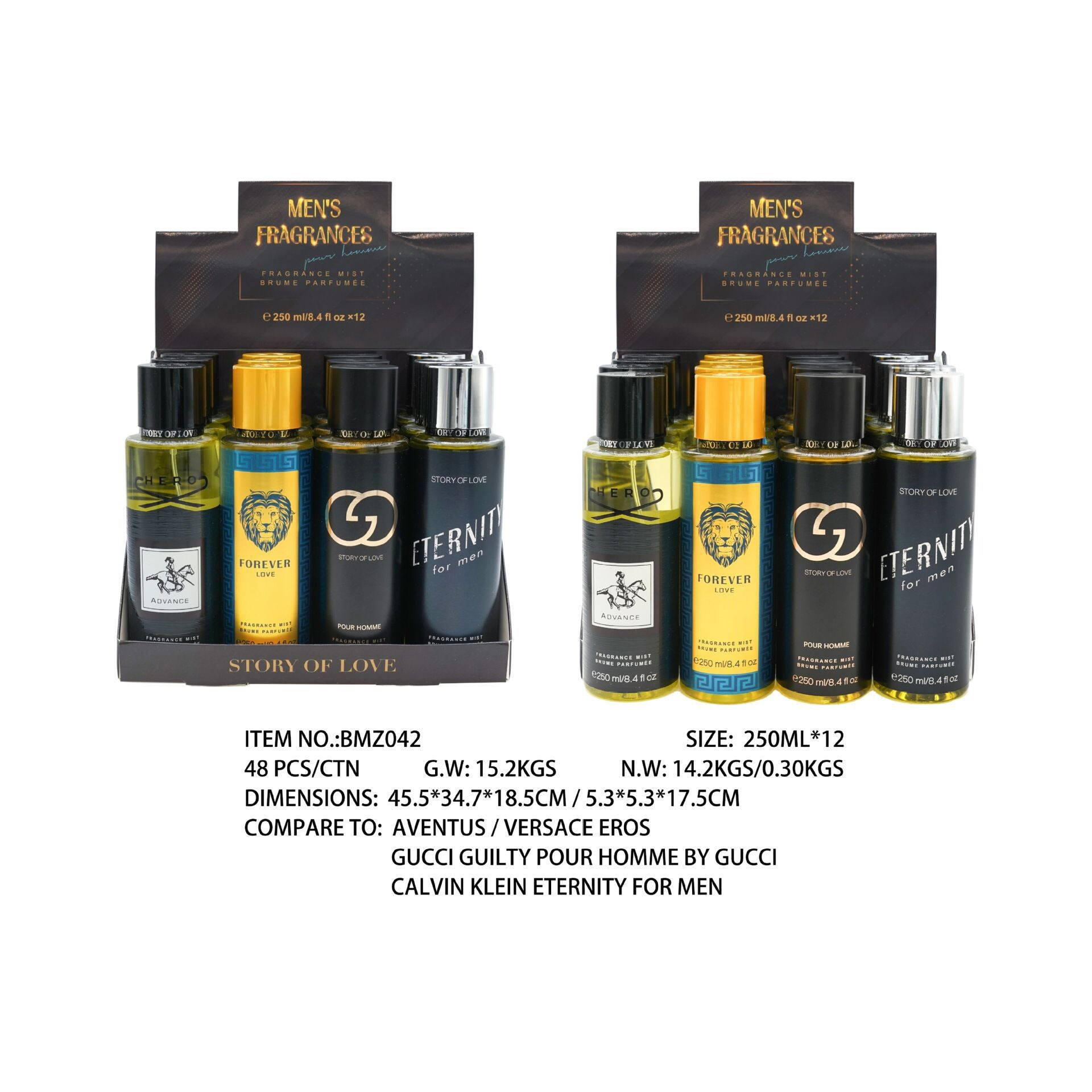 Perfume para mujeres 250ml spray corporal comercio exterior sudeste asiático sudamericano fragrancia para hombres estand paquete de muestra especial image 3