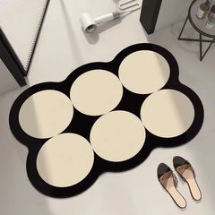 現代簡約家用硅藻泥地墊衛生間洗手間吸水速干腳墊耐磨浴室防滑墊