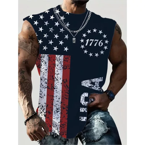 V 51333 Men's Sleeves Training T-Shirt Fitness Vest