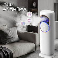 静音5A冷暖两用空调扇立式家用冷暖风机无叶风扇可加湿加冰净化