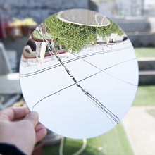 【南阳瑞特】亚克力10cm凹面镜曲面镜光学实验仪器紫外防护镜YC