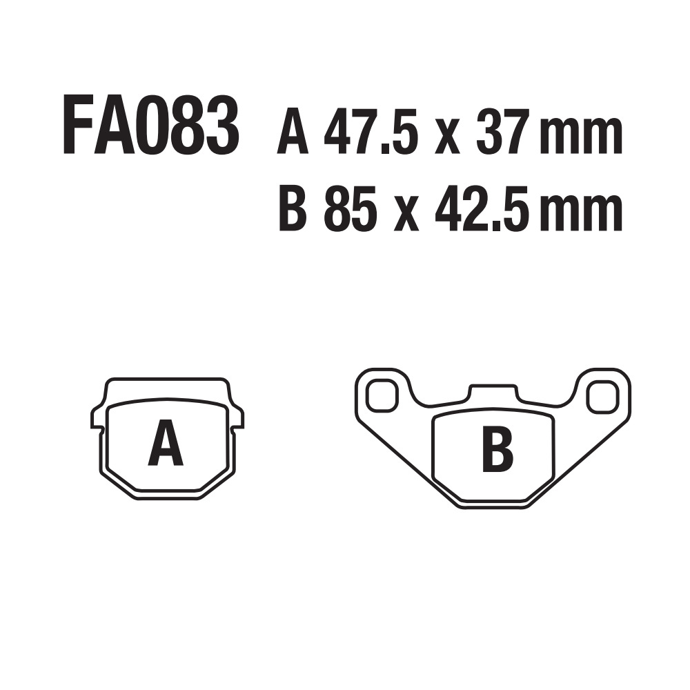 Motocicleta eléctrica base de cobre sinterizada placa de freno de aluminio placa de freno para pickup ATV coche de playa FA083
