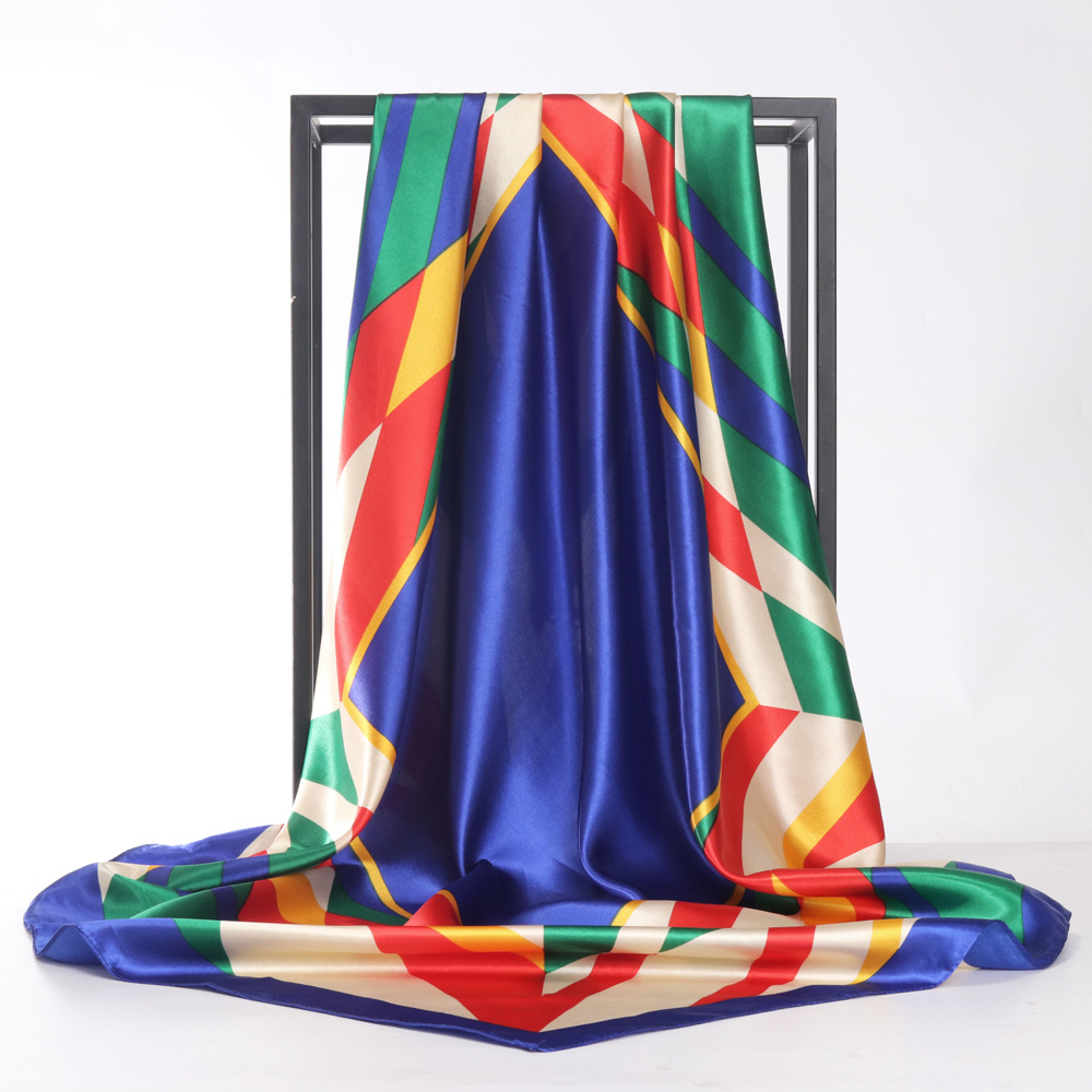 Women's Basic Simple Style Multicolor Satin Printing Scarves & Gloves display picture 1