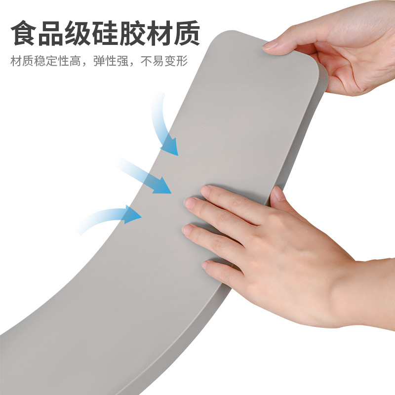 Bandeja de silicona mantel de silicona condimento botella de almacenamiento en rack de aislamiento térmico resistente a altas temperaturas taza de té estera de almacenamiento montaña