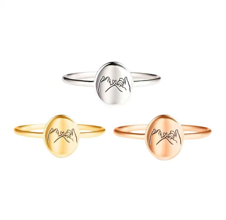 Casual, Daily Occasion Sterling Silver Gesture Rings