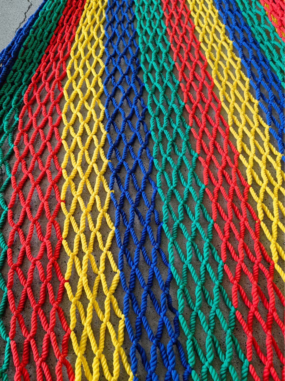 彩色防护兜网场地围网园林网建筑工地围网平网尼龙施工防坠网