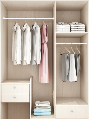 K9HX wholesale retractable punch-free small curtain strut bathroom shower curtain multi-functional door curtain retractable hanging rod wardrobe