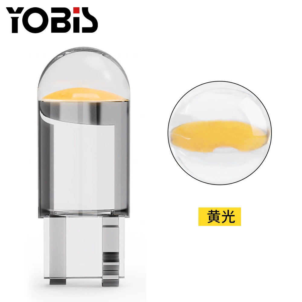 YoBis T10 Glass LED Фары - Высокая яркость COB Лампа с легкой установкой и универсальным использованием