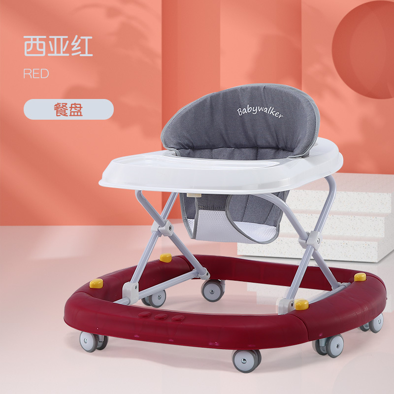 Caminillo para bebés con piernas anti-o, carro multifuncional anti-side, carro para bebés que se pueden sentar y empujar para conducir