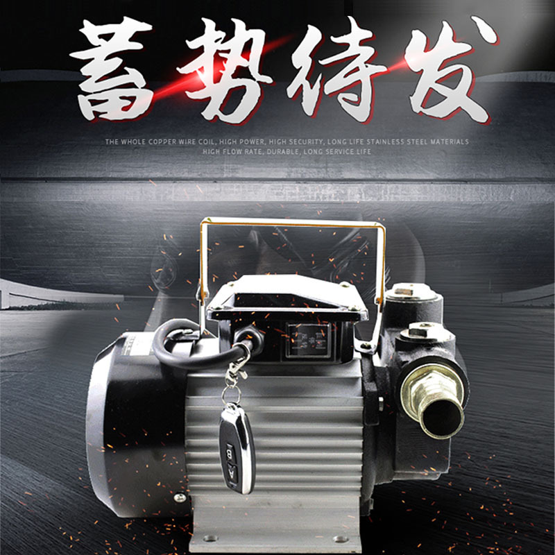 电动抽油泵V220V大功率自吸泵柴油泵遥控加油泵抽油机计量泵