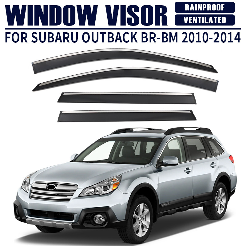 Subaru Outback Rain Panel Rear View Rain Eyebrow Subaru Outback Window Advisor