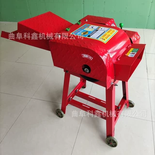 科鑫牛羊饲料小型铡草机 畜牧养殖切草机 干湿两用玉米秸秆碎草机