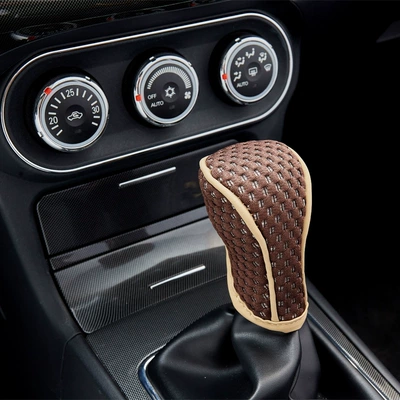 gear manual gear gear head – Sürətlər qutusu və əl tormozu başlıqları - manual-transmission-dark-brown