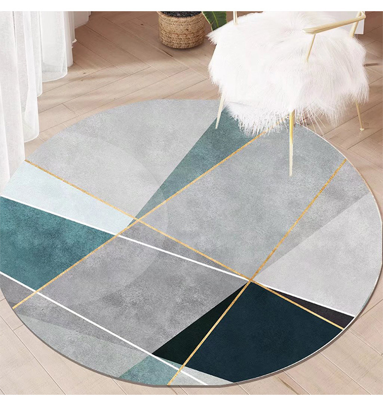 圆形地毯,卧室地毯,床边毯,客厅地毯,吊篮垫
