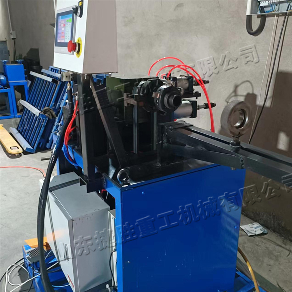 Máquina de sellado de tuberías de equipos deportivos Máquina de sellado automático de tuberías de acero sanitarias Máquina de aplanamiento de tuberías metálicas industriales