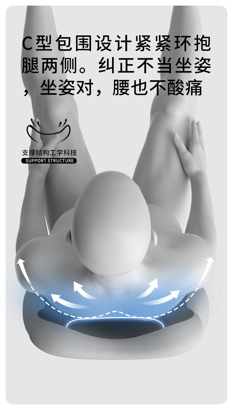 Suitable for office chairs, seats, and workstations, providing lumbar support and cushioning for long-term sitting