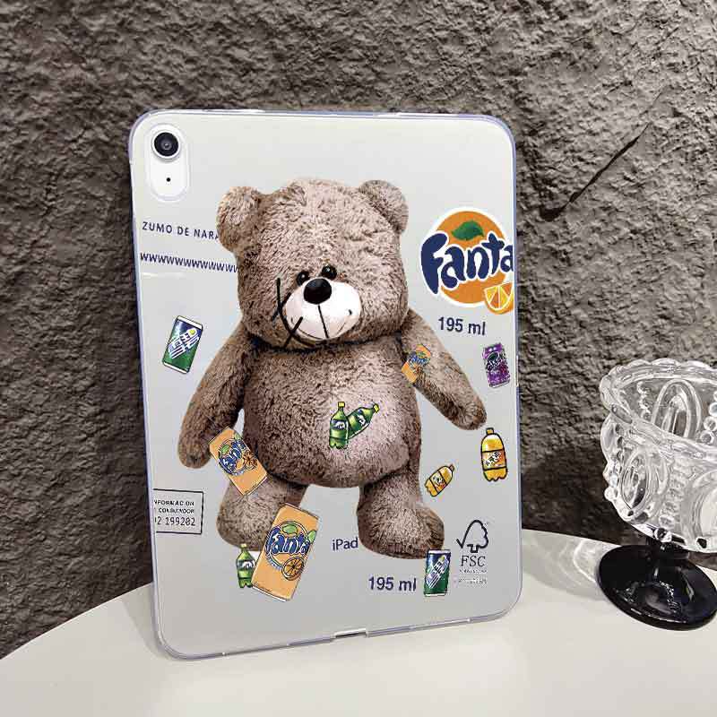 CYUT00498 iPad mini6 caso de teléfono móvil iPad1 lindo a prueba de caídas nuevo estilo de dibujos animados ins viento TPU goma suave marea