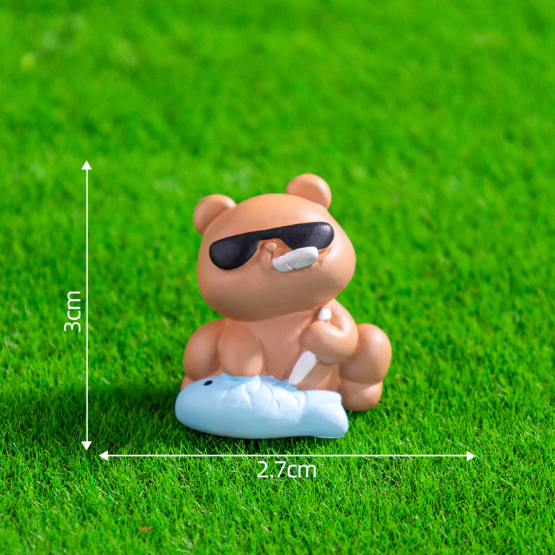 マイクロランドスケープクリエイティブ小動物野菜市場人形かわいい diy 装飾吊りアクセサリーミニデスクトップ装飾品|undefined