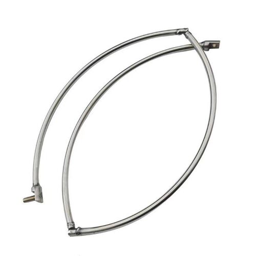 Stainless steel large hollow net copying ultra-light and ultra-hard stainless steel net copying rod folding one-piece welded sturgeon net copying head