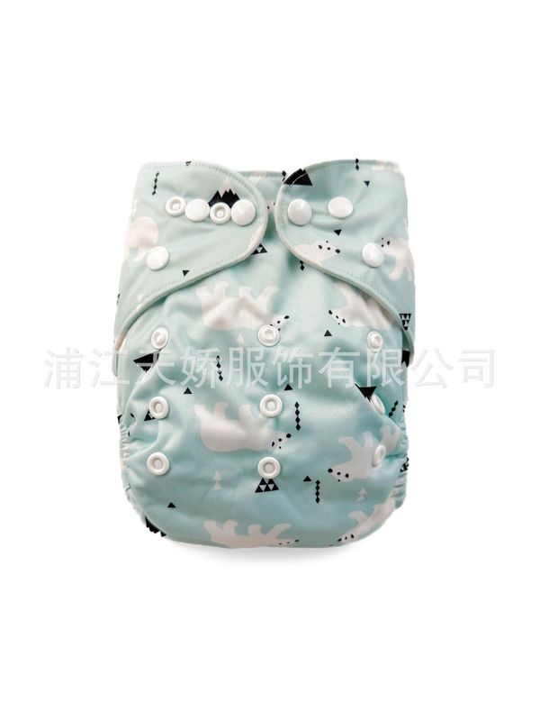 メーカークロスボーダー赤ちゃんおむつ洗える尿不湿通気性プリントトレーニングパンツcloth diaper|undefined