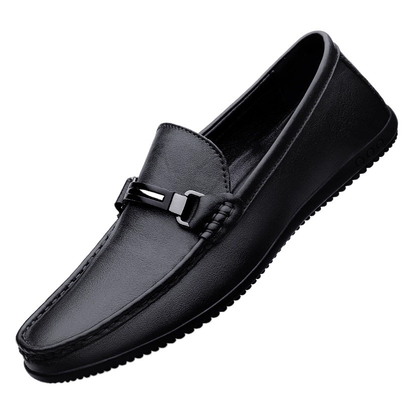 Live popular Tods, Мужская трансграничная Высококачественная деловая повседневная обувь из воловьей кожи, для пап средних лет, мягкая подошва без шнуровки